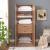 Lee Freestanding Wardrobe Closet 1.0 w/4 Shelves & 2 Drawers 