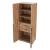 Lee Freestanding Wardrobe Closet 1.0 w/4 Shelves & 2 Drawers 