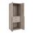 Lee Freestanding Wardrobe Closet 2.0 w/1 Hanging Rod, 1 Shelf & 2 Drawers 