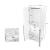 Lee Freestanding Wardrobe Closet 2.0 w/1 Hanging Rod, 1 Shelf & 2 Drawers 