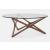 Quasar Clear Glass Top Coffee Table