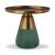 Duverre Round Steel/Glass End Table