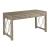 West End Rectangular Wood Writing Desk w/2 Drawers