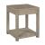 West End Square Wood Corner Table