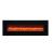 WM-FM Flush Mount Electric Fireplace w/Black Glass Surround