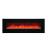 WM-FM Flush Mount Electric Fireplace w/Black Glass Surround