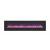 WM-FM Flush Mount Electric Fireplace w/Black Glass Surround