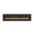 WM-FM Flush Mount Electric Fireplace w/Black Glass Surround