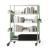 Worklab Mobile Shelving Unit w/4 Fixed Shelves & Semiopen Back