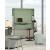 Worklab Mobile Workstation w/Fixed Cabinet, Back Panel & Desktop