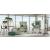 Worklab Mobile Media Wall w/Fixed Shelf, Cabinet & Back Panel
