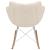 Willow Polyester Fabric Rocking Chair