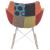Willow Twill Polyester Fabric Rocking Chair