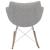 Willow Twill Polyester Fabric Rocking Chair