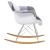 Wilson Twill Polyester Fabric Rocking Chair