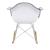 Wilson Twill Polyester Fabric Rocking Chair