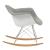 Wilson Twill Polyester Fabric Rocking Chair