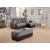 Armada X Fabric/PU Convertible L-Shaped Lounge Sectional Sofa