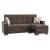 Armada X Fabric/PU Convertible L-Shaped Lounge Sectional Sofa