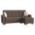 Armada X Fabric Convertible L-Shaped Lounge Sectional Sofa