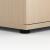 Uni Melamine Office Lockable Cabinet w/2 Open Shelves & 2 Doors