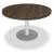 Status Round Pedestal Cafe Table w/Metal Leg