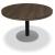 Status Round Pedestal Cafe Table w/Metal Leg