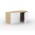 Uni Melamine Office Wall Mounted Shelf w/2 Doors