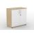 Uni Melamine Office Lockable Cabinet w/Shelf & 2 Doors