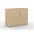 Uni Melamine Office Lockable Cabinet w/Shelf & 2 Doors