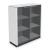Status Office Cabinet w/2 Glass Doors & 6 Shelves