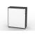 Uni Melamine Office Lockable Cabinet w/Tambour Door & 2 Shelves