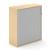 Uni Melamine Office Lockable Cabinet w/Tambour Door & 2 Shelves