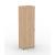 Uni Melamine Office Lockable Cabinet w/Door & 4 Shelves