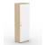 Uni Melamine Office Lockable Wardrobe w/Door, Shelf & Metal Pull-Out Hanging Rail