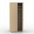 Uni Melamine Office Lockable Wardrobe w/Shelf & Metal Hanging Rail for Clothes