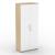 Uni Melamine Office Lockable Wardrobe w/2 Doors, Shelf & Metal Pull-Out Hanging Rail