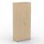 Uni Melamine Office Lockable Wardrobe w/2 Doors, Shelf & Metal Pull-Out Hanging Rail