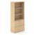 Uni Melamine Office Lockable Cabinet w/2 Open Shelves & 2 File Drawers