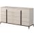 Maren Wood/Metal Double Dresser w/8 Drawers