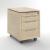 Status Office Lockable Mobile Pedestal w/1 Pencil Tray Drawer & 3 Drawers