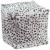 Spotted Goat Fur Pouf