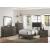 Edina Leatherette/Wood Veneer Panel Bed, Twin Size