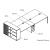 YAN_C MFC Top Modular Office Desk Bench