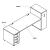 YAN_Z MFC Top Modular Office Single Desk