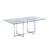 Yasmin Rectangular Glass Dining Table
