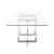 Yasmin Rectangular Glass Dining Table