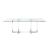 Yasmin Rectangular Glass Dining Table