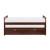 Rowe Wood/Wood Veneer Trundle Bed w/ Extra Twin Trundle, Twin/Twin Size