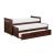 Rowe Wood/Wood Veneer Trundle Bed, Twin/Twin Size